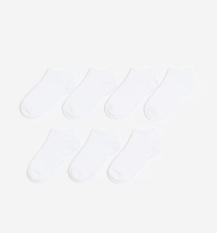 Calcetines blancos H&M 7 pares 1209081