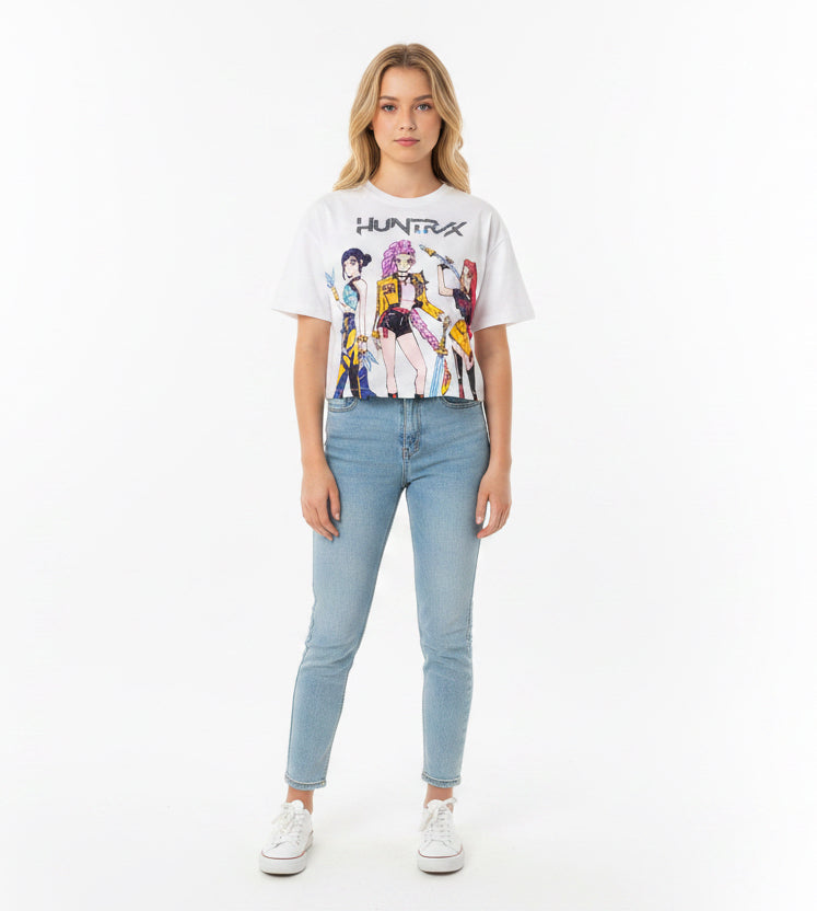 Camisa blanca niña K pop Huntrix St Jacks 2030221104