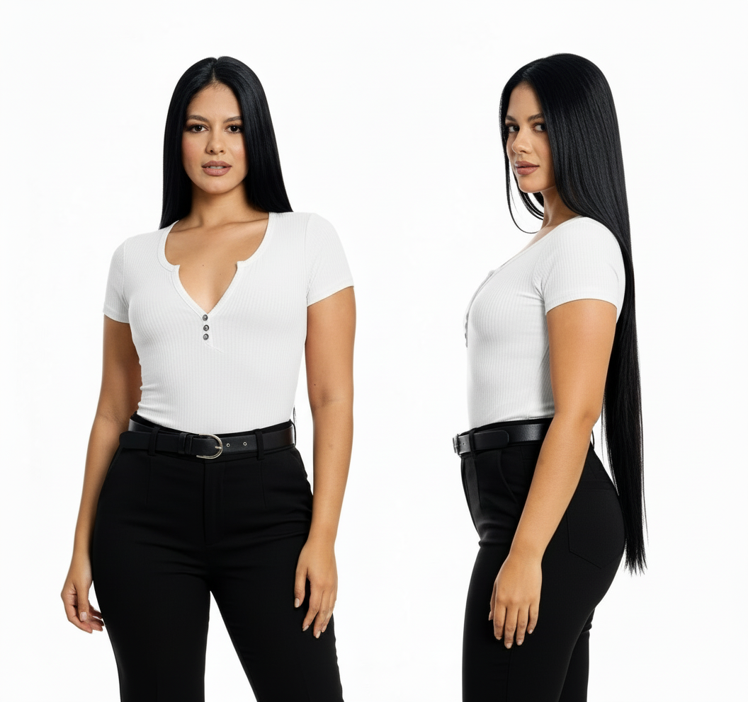 Camisa dama blusa CTD1170-1 315235  blanco