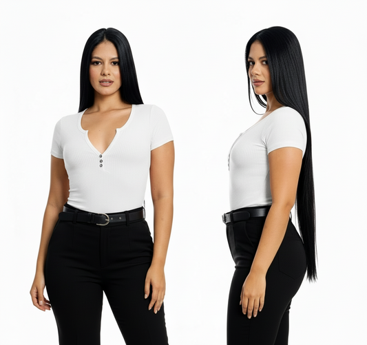 Camisa dama blusa CTD1170-1 315235  blanco