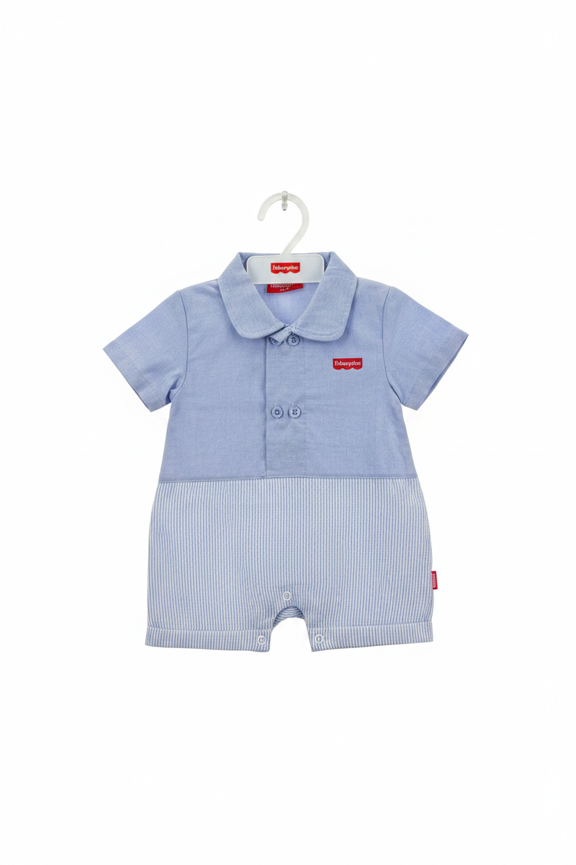 Mameluco overall azul claro bebe niño Fisher Price 123-W29- 3298