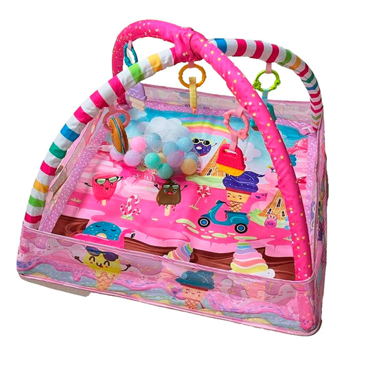 Juguete bebe niña gimnasio de actividades helado rosado Tinytots CS9036-1