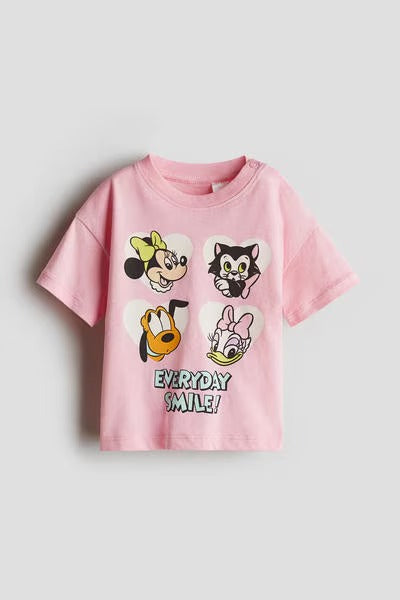 Camisa rosada Minnie Mouse H&M