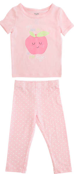 Pijama camisa manzana rosada bebe niña Tinytots 458C-Y1301