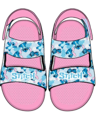 Sandalias crocs rosadas niña Stitch D8-STI-Z153D 390345
