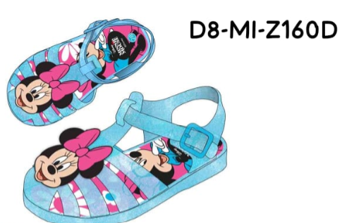 Sandalias jelly azules  niña Minnie D8-MI-Z160D 390345