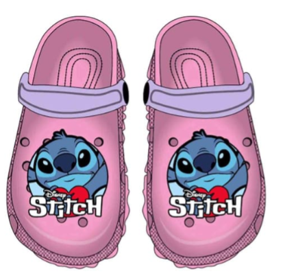 Sandalias niña rosadas Stitch D8-STI-85CR-1 crocs 390345