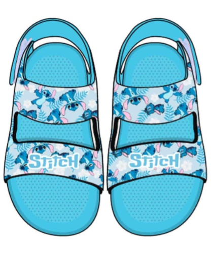 Sandalias crocs azul celeste niña Stitch D8-STI-Z153D 390345