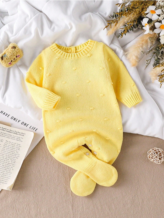Pijama mameluco amarillo bebe niño niña sa25061026343235116 salida hospital