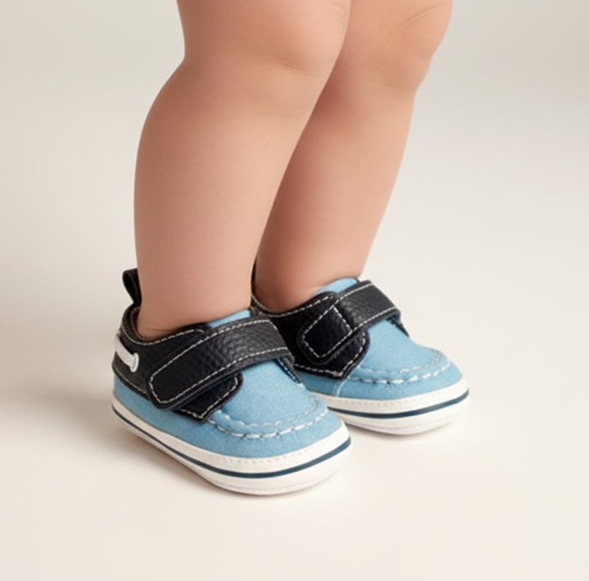 Tenis azul cielo/oscuro bebe niño Tinytots TBDSF1036-ICC promo 3x1000