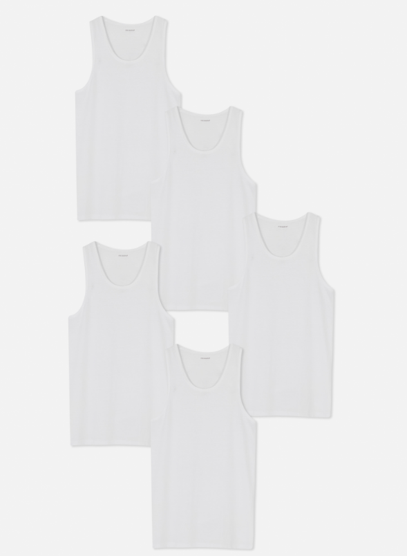 Set 5 Camisas blancas centros primark unisex niña niño