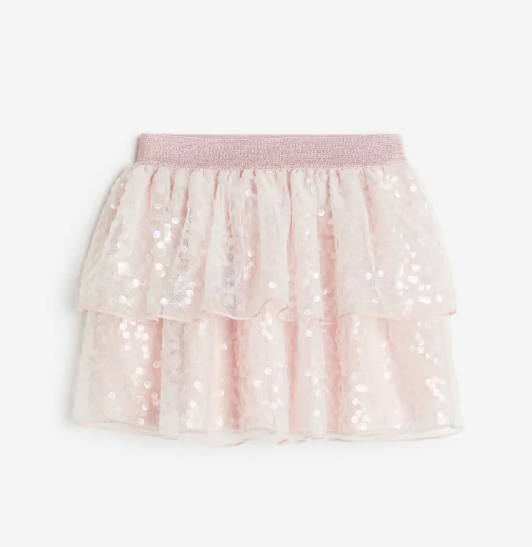 Falda tutu rosada lentejuelas niña H&M 27012080
