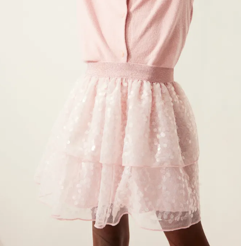 Falda tutu rosada lentejuelas niña H&M 27012080