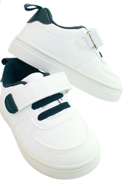 Tenis blancos azul oscuro bebe niño Tinytots TBPHF1077-ICC