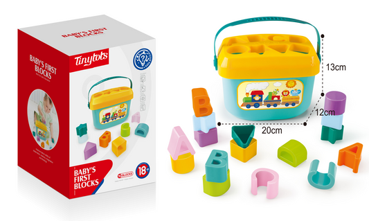 Juguete bebe niño niña clasificador formas Tinytots HE0218 piezas lego
