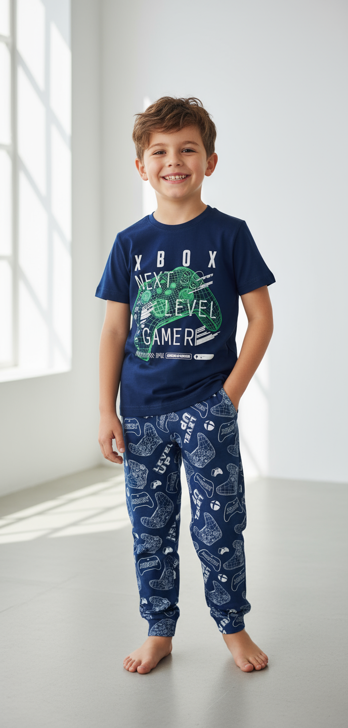Pijama azul Xbox niño Tinytots 2790