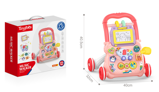 Juguete andador musical bebe niña Tinytots HE0811