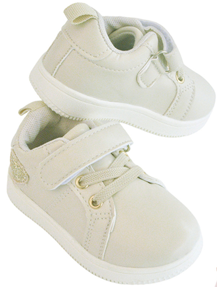 Tenis beige bebe niña Tinytots TGP35496-ICC