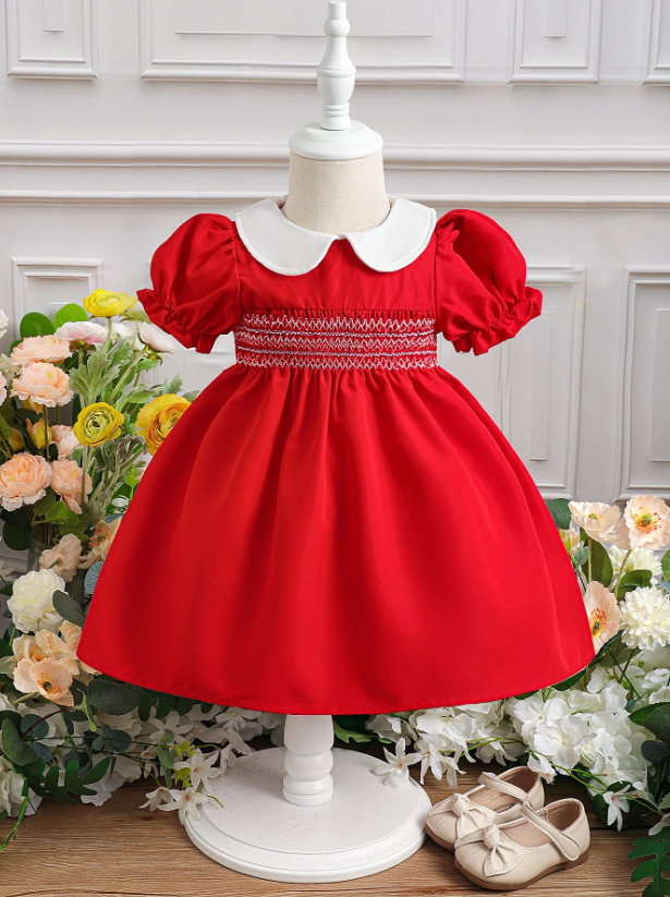 Vestido rojo bebe niña sa2302246142770936