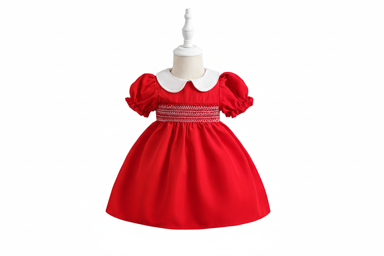 Vestido rojo bebe niña sa2302246142770936