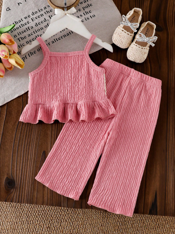 Set conjunto pantalon rosado niña sa25050781108222452