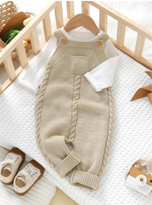 Overall beige nude cafe bebe niño sa2408063271639719