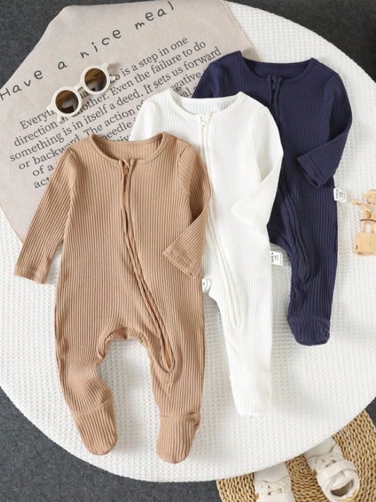 Set 3 piezas mameluco enterizo bebe niño sa2409273113672258