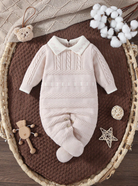 Pijama mameluco bebe niña rosado sa25072931719563390