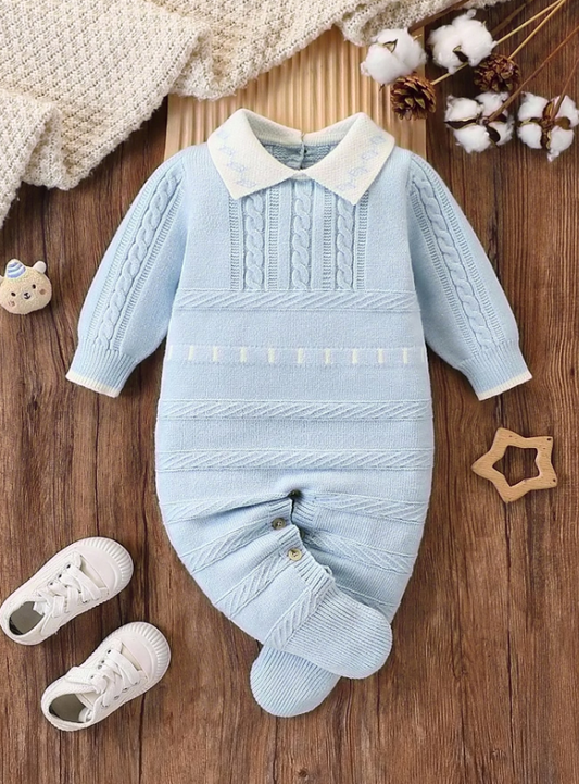 Pijama mameluco azul bebe niño sa25052395424868864