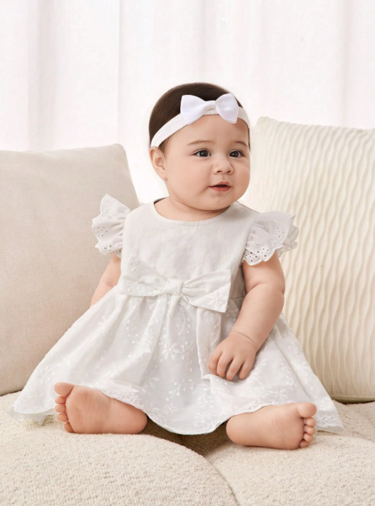 Vestido blanco gala evento bebe niña sa25032529959191138