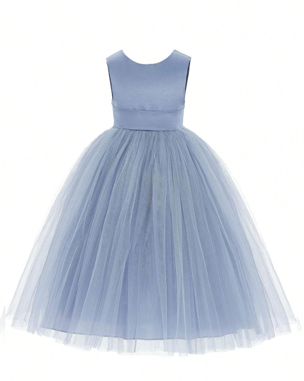 Vestido azul niña gala sk25080923356591038
