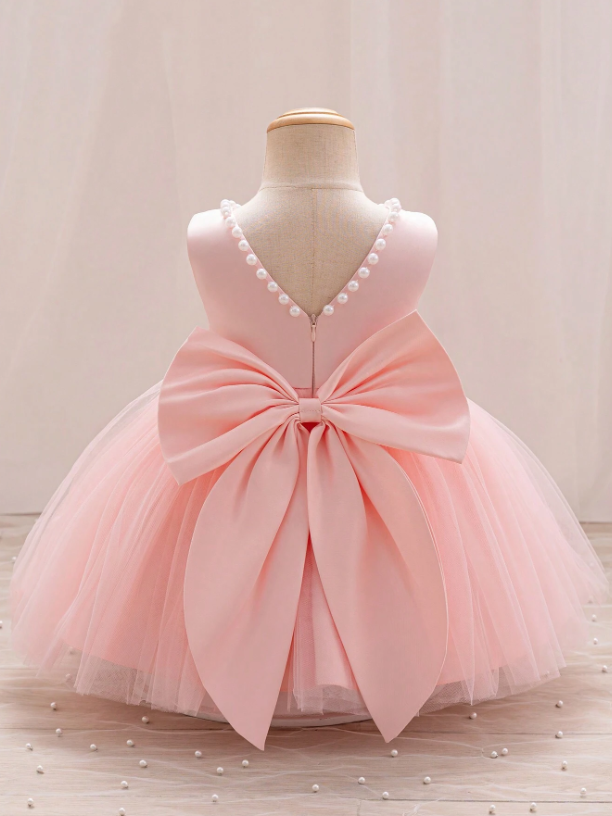 Vestido rosado evento gala bebe niña sa2406288877972799