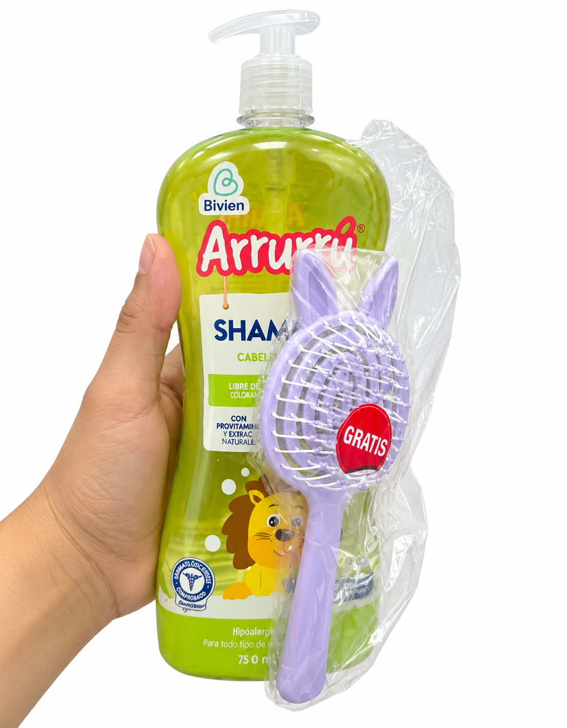 Shampoo arrurú 750ml manzanilla bebe niño niña
