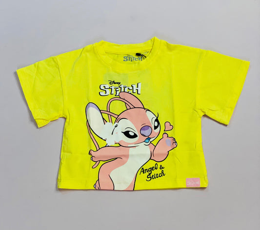 Camisa para niña Stitch amarillo D1-STI-101D