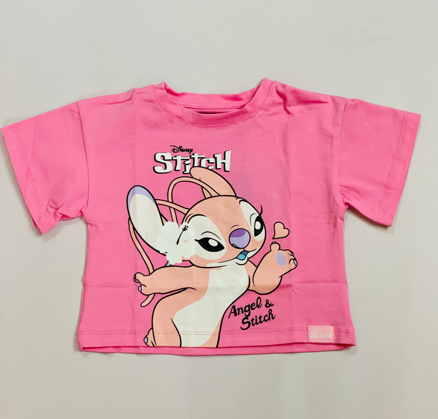 Camisa para niña Stitch rosado D1-STI-101D