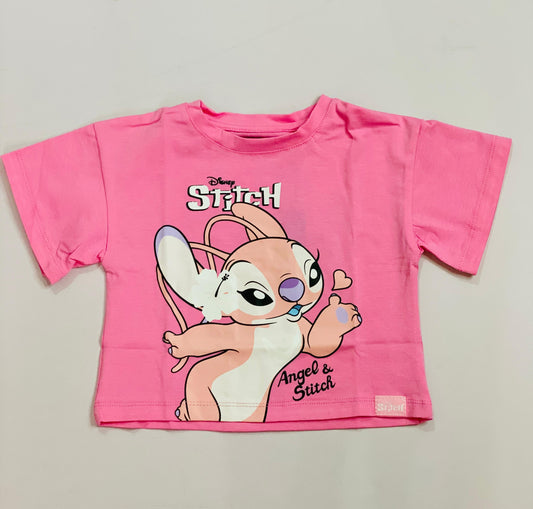 Camisa para niña Stitch rosado D1-STI-101D