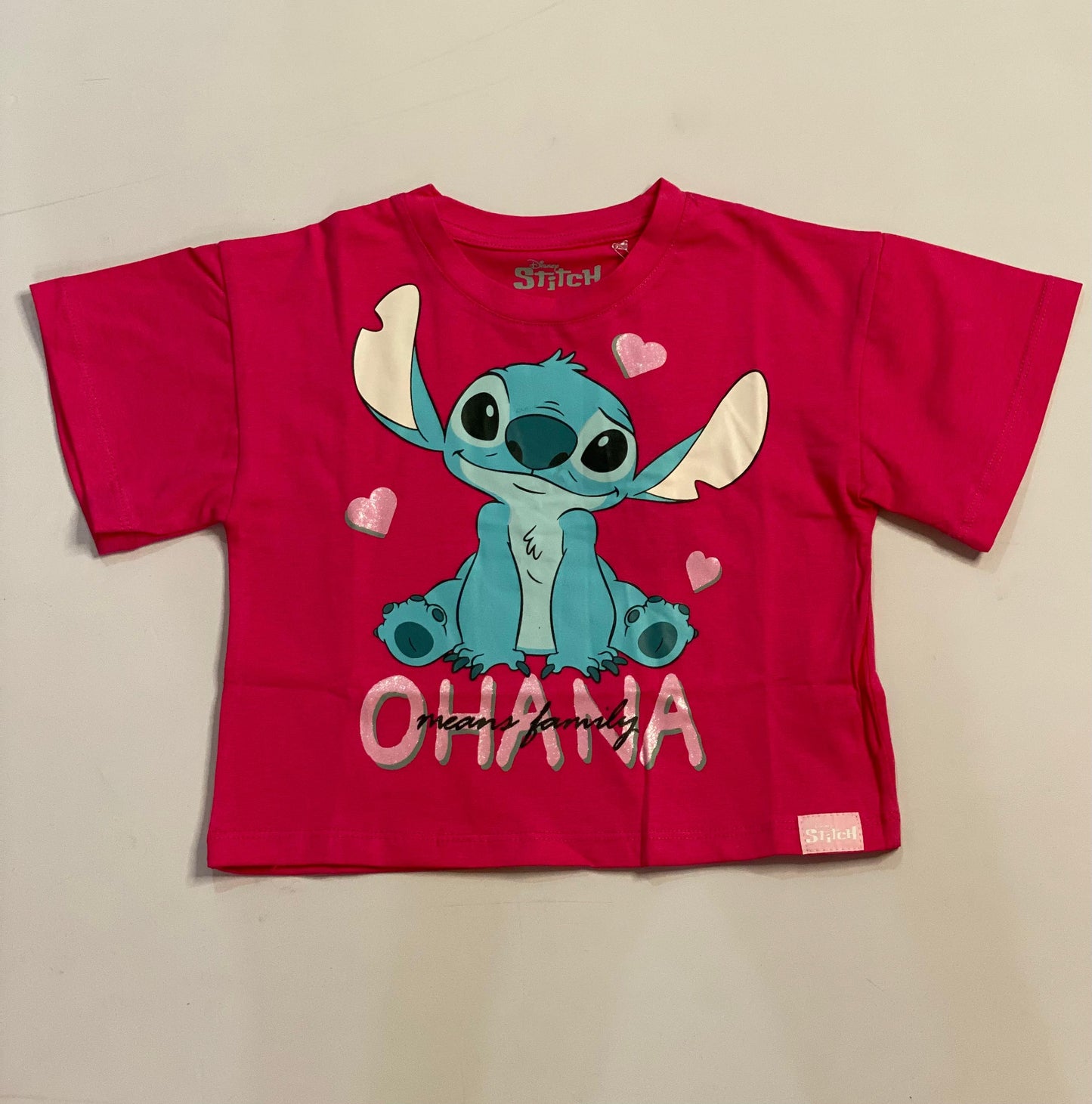 Camisa para niña Stitch rosado D1-STI-104D