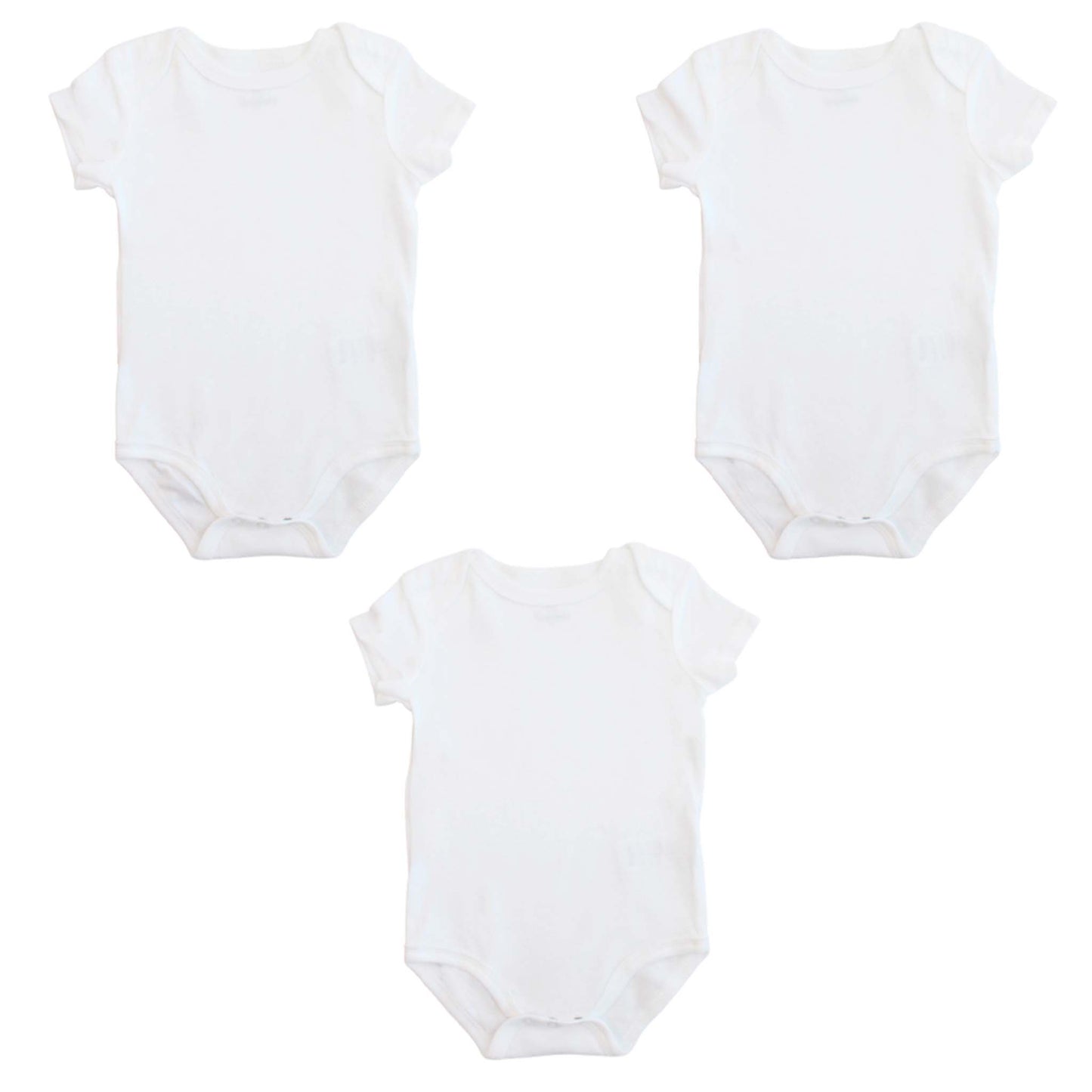 Set 3 mamelucos blancos bebe niño Tinytots D10010TT