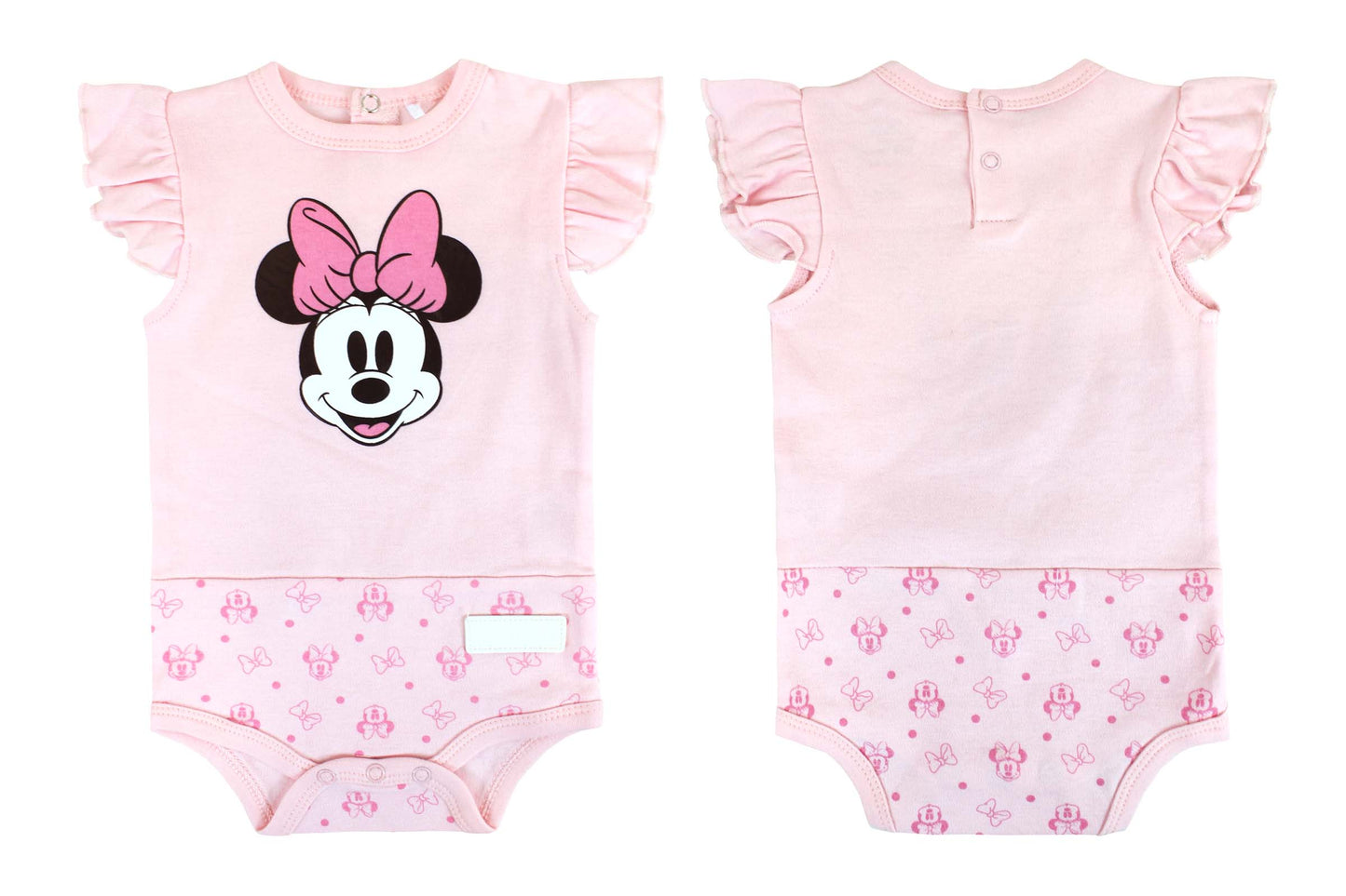 Mameluco bebe niña rosado Minnie D2-MI-1027B 390345 promo 4x1000