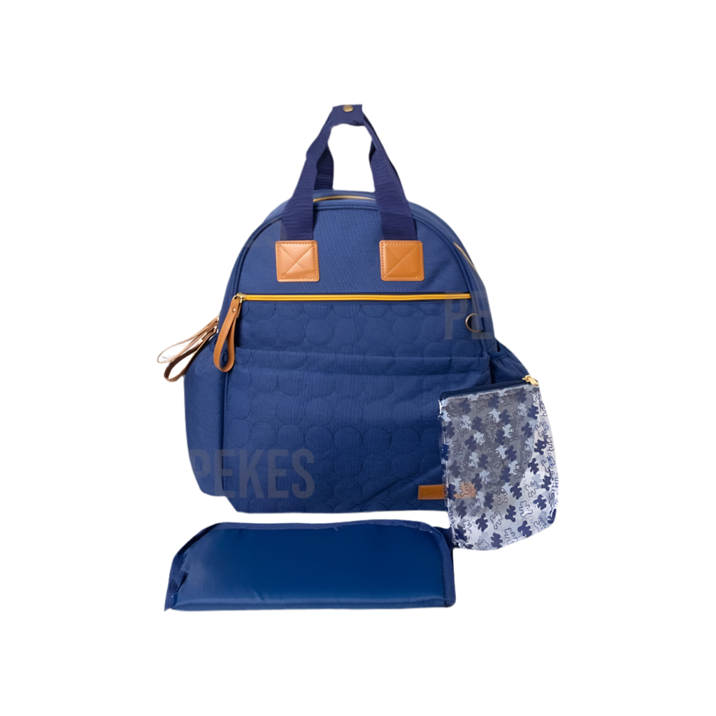 Pañalera azul cute babies aloha