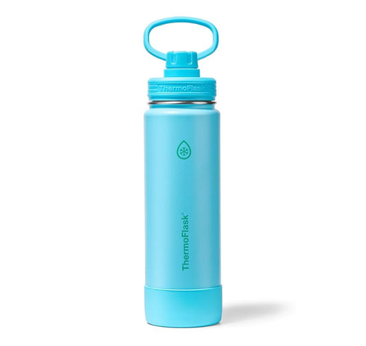 Termo Bote termico flash azul acero inoxidable 16oz