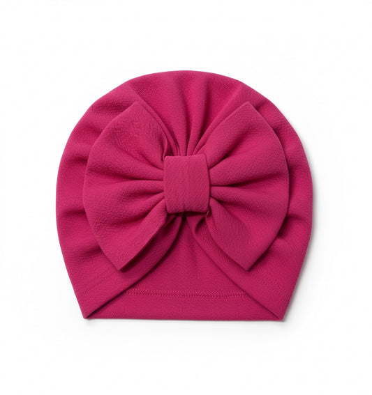 Turbante gorro bebe rosado niña 020723