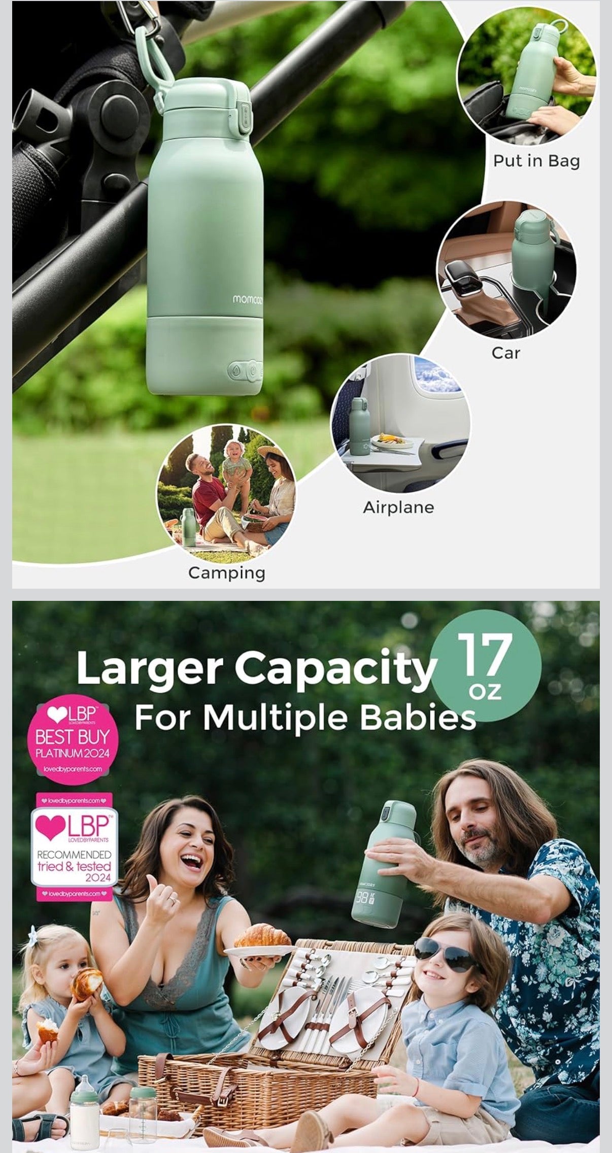 Calentador de leche materna Mom cozy