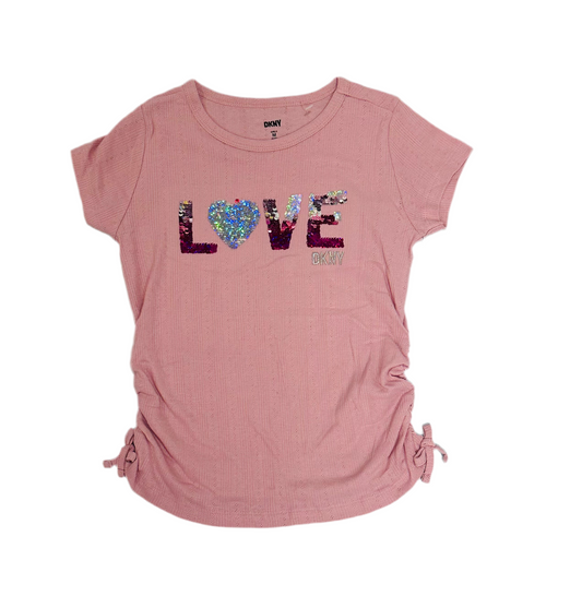 Camisa rosada  Love DKNY niña