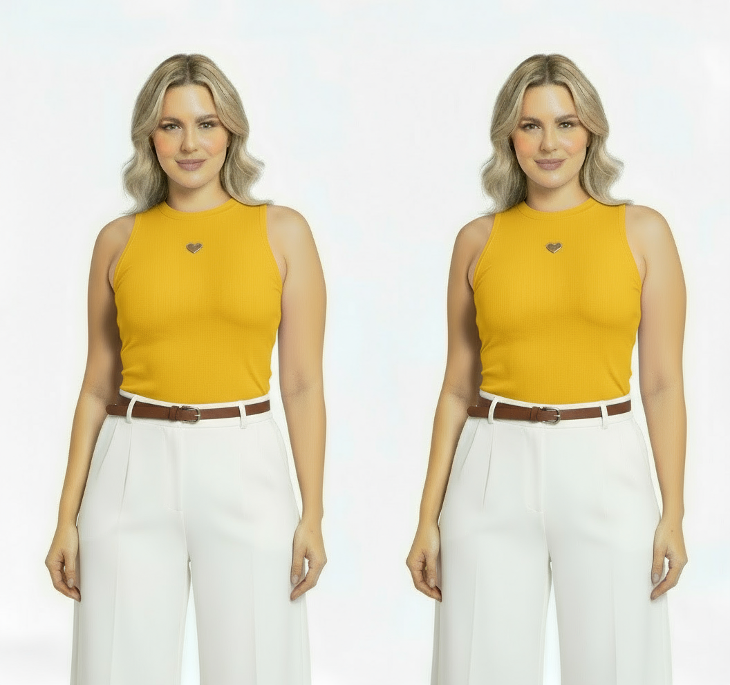 Camisa dama amarillo chic mi CTD1169-29 390290