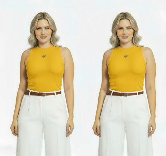 Camisa dama amarillo chic mi CTD1169-29 390290