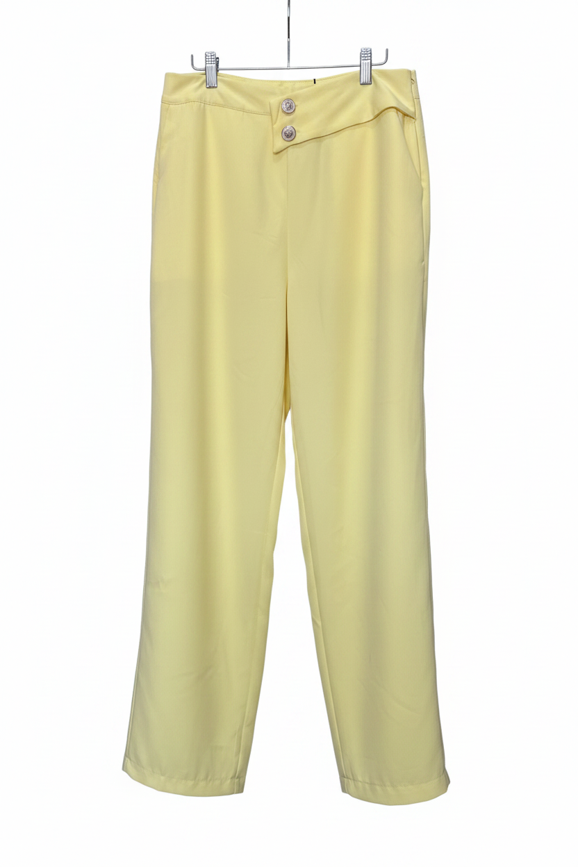 Pantalon Dama Tela Amarillo Intrigue INT3-1734  690590490 promo 3x1000