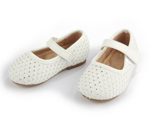 Zapatilla blanca Gimbo niña bebe BBT2006