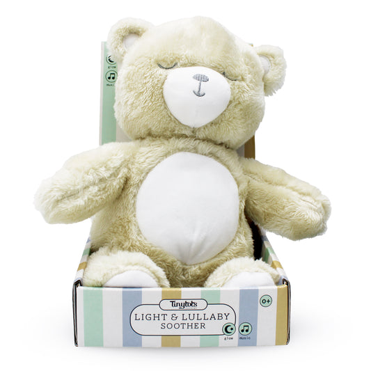 Juguete peluche apego musical oso bebe niña niño Tinytots DG26001-TP