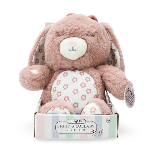 Juguete peluche apego musical conejo bebe niña Tinytots DH137-MV